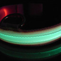 S-size Stylish Flashing Pet Collar(Green)