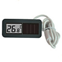 S-W11 Mini Solar Powered Digital Thermometer Waterproof Single Thermometer For Freezer Display Case