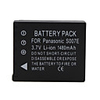 S007E Compatible 3.7V 1480mAh Battery Pack for Panasonic DMC-TZ1 and More