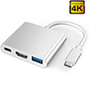 S8 Plus Type C To HDMI USB 3.0 Charging Adapter Converter USB-C 3.1 Hub Adapter