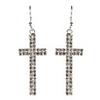 Sacred Cross Rhinestone Fully-Jewelled Earring
