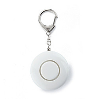 Safe Sound Personal Alarm With Keychain Alarm Easy to Carry Wearproof Durable ABS Camping / Hiking Outdoor Exercise Camping / Hiking / Caving Traveling White 1 pcs