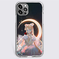 Sailor Moon Cartoon Characters Phone Case For Apple iPhone 13 12 Pro Max 11 X XR XS Max iPhone 12 Pro Max 11 SE 2020 X XR XS Max 8 7 Unique Design Protective Case Shockproof Dustproof Back Cover TPU miniinthebox
