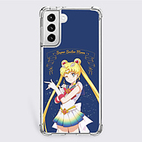 Sailor Moon Cartoon Characters Phone Case For S22 S21 S20 Plus Ultra FE A72 A52 A42 S10 S9 S8 S7 Plus Edge Unique Design Protective Case Shockproof Dustproof Back Cover TPU miniinthebox