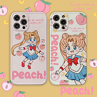 Sailor Moon Phone Case For Apple Back Cover iPhone 12 Pro Max 11 SE 2020 X XR XS Max 8 7 Shockproof Dustproof Cartoon TPU miniinthebox