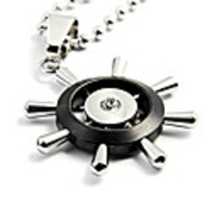 Sailor Rudder Titanium Steel Necklace