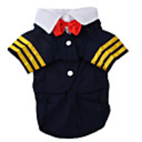 Sailor Style Blazer for Dogs (XS-XL,  Blue)