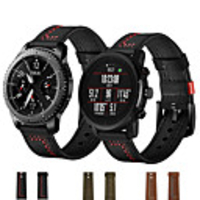 Samsung Galaxy Smart Strap Watch 46mm 42mm Bracelet Watchband 22mm 20mm Leather Strap Leather Strap for Huawei Watch GT2