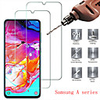 Samsung Galaxy A10 20 30 40 50 60 70 80 90 HD Half Screen Tempered Film M10 20 30 A8 2018 Anti-fingerprint Anti-scratch Screen Protector 2PCS