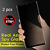 SAMSUNG Screen Protector A6 Plus 2018 A8 Plus 2018 A8S A9 2018 A7 2018 A60 A40 A10 M40 S10E High Definition HD Front Screen Protector 2 pcs Tempered Glass Anti Peeping