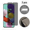 SAMSUNG Screen Protector A91 A90 5G A90 A81 A80 A71 A51 A20S A20E A10E Note 10 Lite S10 Lite High Definition HD Front Screen Protector 2 pcs Tempered Glass Anti Peeping