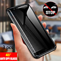 SAMSUNG Screen Protector A91 A90 5G A90 A81 A80 A71 A51 A20S A20E A10E Note 10 Lite S10 Lite High Definition HD Front Screen Protector 3 pcs Tempered Glass Anti Peeping
