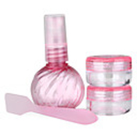 SAN Three-pack Cosmetic Bottles