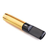 SANDA SD-187 Pull Rod Type Filterable Cigarette Holder (Yellow)