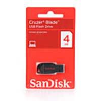 Sandisk Cruzer Blade Z50 USB2.0 Flash Drive 4GB Black
