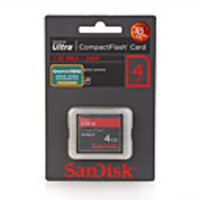 SanDisk Extreme Compact Flash Memory Card 200X 30MB/S 4GB