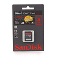 SanDisk Ultra SDHC Memory Card 4GB 15MB/S 100X Class 4