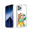 Santa Claus Case For iPhone 12 iPhone 11 iPhone 12 Pro Max Unique Design Protective Case with Screen Protector Shockproof Back Cover TPU