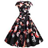 Santa Claus Christmas Dress Women