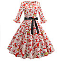 Santa Claus Christmas Dress Women