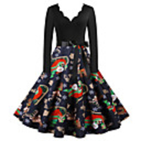 Santa Claus Christmas Dress Women