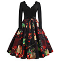 Santa Claus Christmas Dress Women