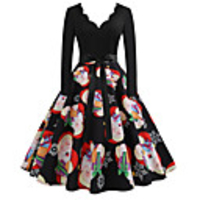 Santa Claus Christmas Dress Women