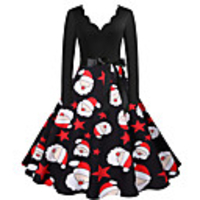 Santa Claus Christmas Dress Women