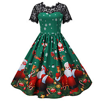 Santa Claus Christmas Dress Women