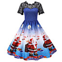 Santa Claus Christmas Dress Women
