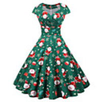 Santa Claus Christmas Dress Women
