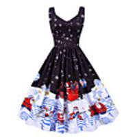 Santa Claus Christmas Dress Women