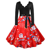 Santa Claus Christmas Dress Women