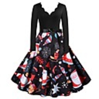 Santa Claus Christmas Dress Women