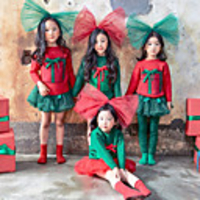 Santa Claus Skirt Girls