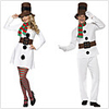 Santa Suit Christmas Dress Unisex Adults Special Christmas Christmas Cotton Top / Men / Women / Pants / Gloves / Belt