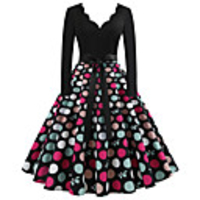 Santa Suit Vintage Inspired Vacation Dress Dress Women