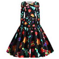 Santa Suit Vintage Pattern Dress Vacation Dress Dress Women