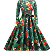 Santa Suit Vintage Vacation Dress Flapper Dress Women