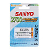 Sanyo 2700mAh Ni-MH Rechargeable AA Batteries (2-Pack)