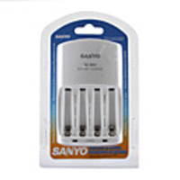 SanYo AA/AAA Ni-MH Battery Smart Super Rapid Charger with LCD Display