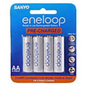 Sanyo Eneloop 2000mAh Ni-MH Rechargeable AA Batteries (4-Pack) 
