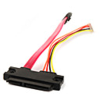 SATA 7 15P Female to SATA 7 4P Cable