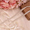 Satin / Tulle Wedding / Special Occasion Sash With Imitation Pearl Women