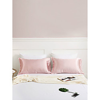 Satin Pillowcase Cover for Hair and Skin 2 ps Silky Satin Pillow Cases No Zipper Pillow Covers with Envelope Closure miniinthebox