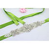 Satin Wedding / Party / Evening / Dailywear Sash With Rhinestone / Imitation Pearl / Beading Women