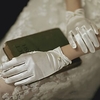 Satin Wrist Length Glove Cute With Beading Wedding / Party Glove miniinthebox