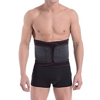 sauna waist trimmer,  wide men waist trainer,  sweat ab belt with adjustable pressure straps,  weight loss back support neoprene motion splicing belt (l 32-41 inch) miniinthebox