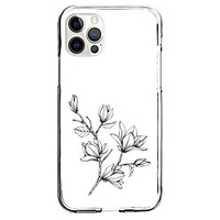 Scenery Flowers Case For Apple iPhone 12 11 SE2020 Unique Design Protective Case Shockproof Cover TPU Clear Case for iPhone 12 Pro Max XR XS Max iPhone 8 7