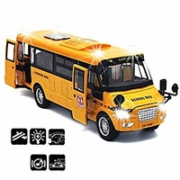 school bus toy die cast vehicles yellow large alloy pull back 9